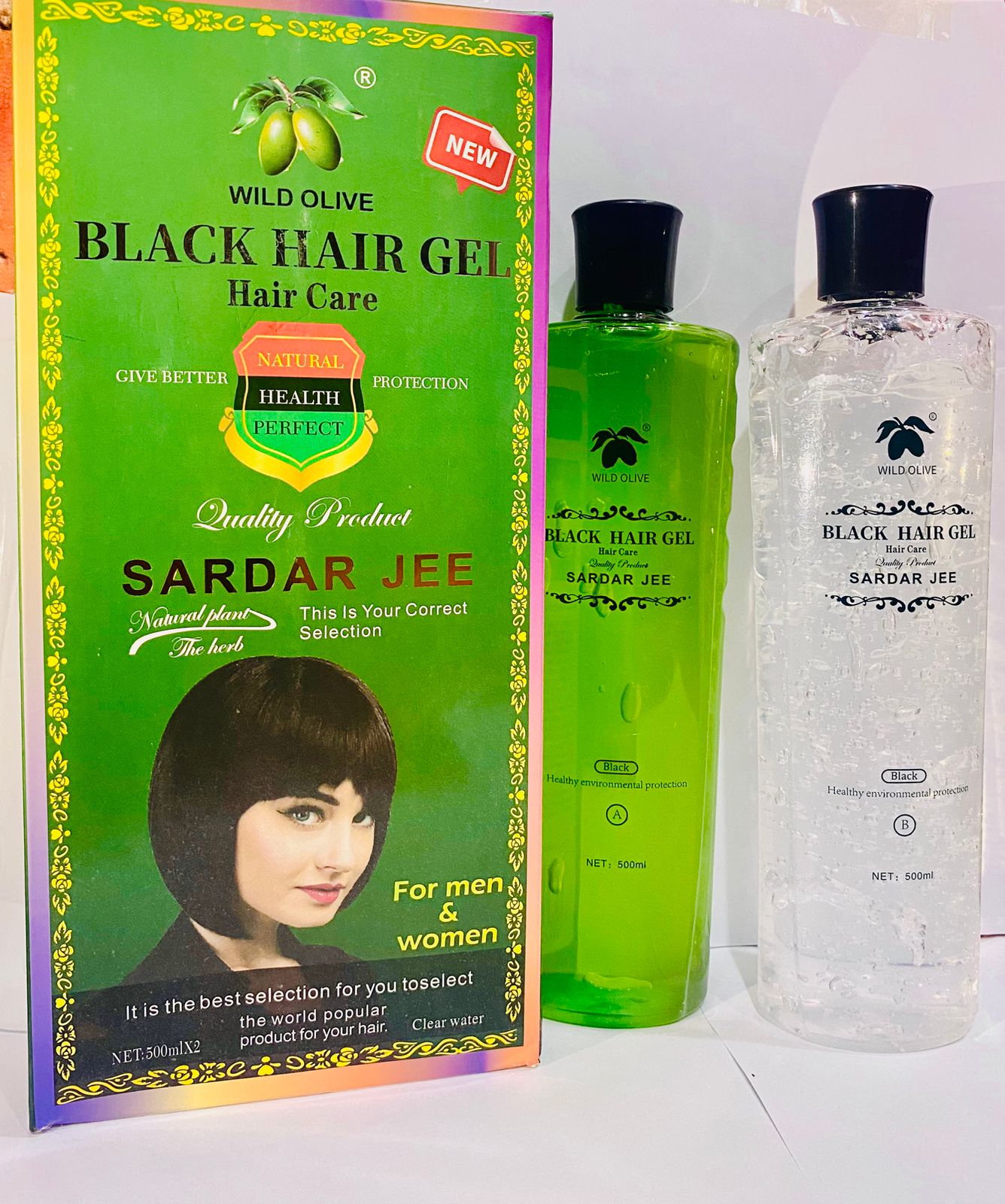 SARDAR JEE HAIR GEL WILD OLIVE