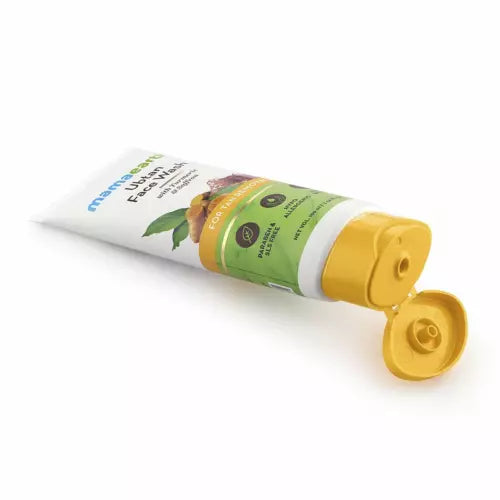 Mamaearth Ubtan Natural Face Wash for Dry Skin with Turmeric & Saffron 100ml