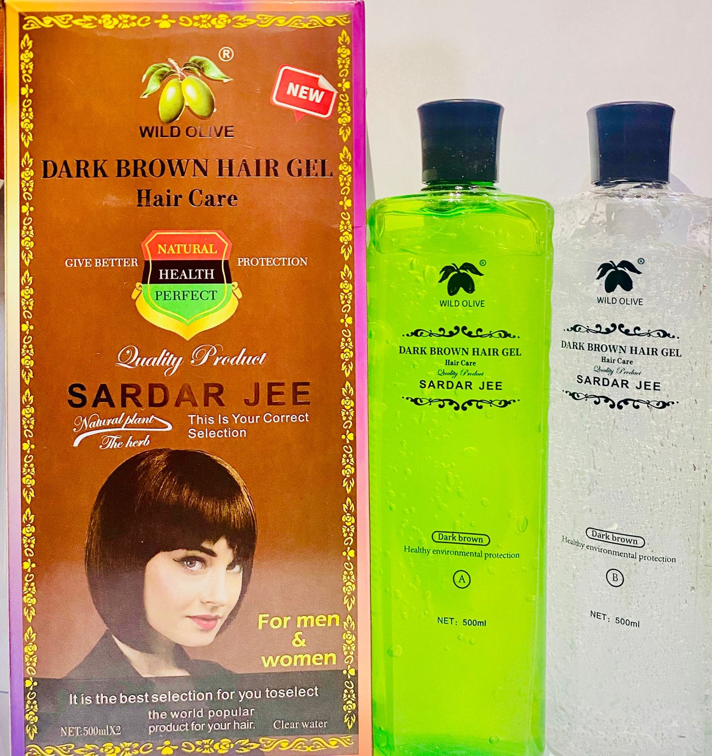 SARDAR JEE HAIR GEL WILD OLIVE